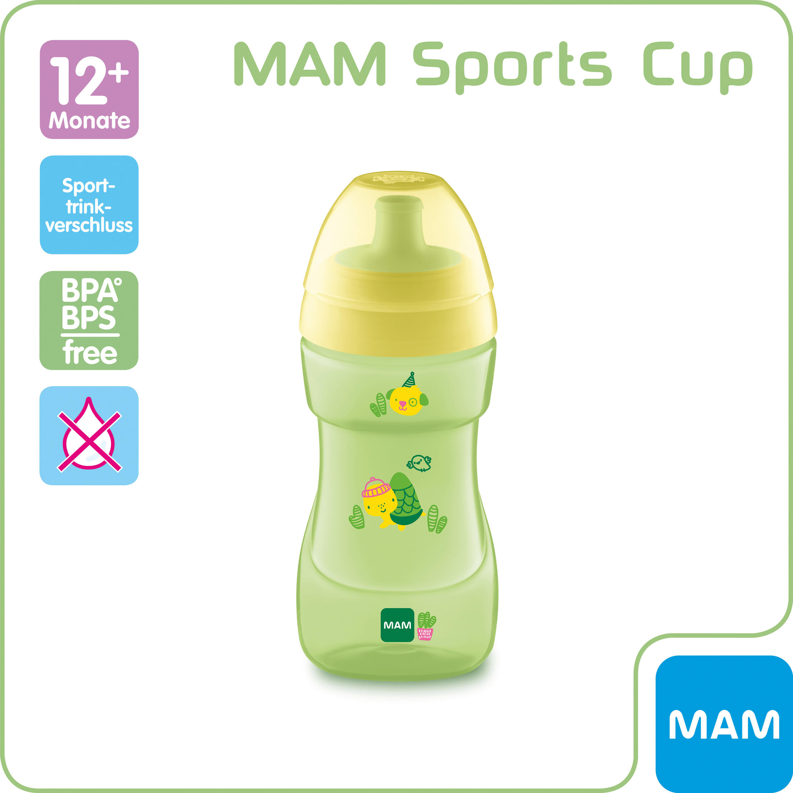 BABYTRINKFLASCHE 330 ml  - Basics, Kunststoff (330ml) - MAM