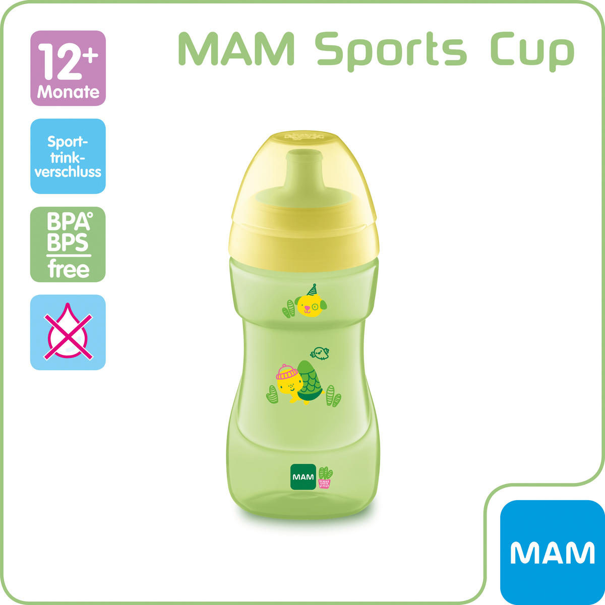 BABYTRINKFLASCHE Sports Cup 330 ml  - Basics, Kunststoff (330ml) - MAM
