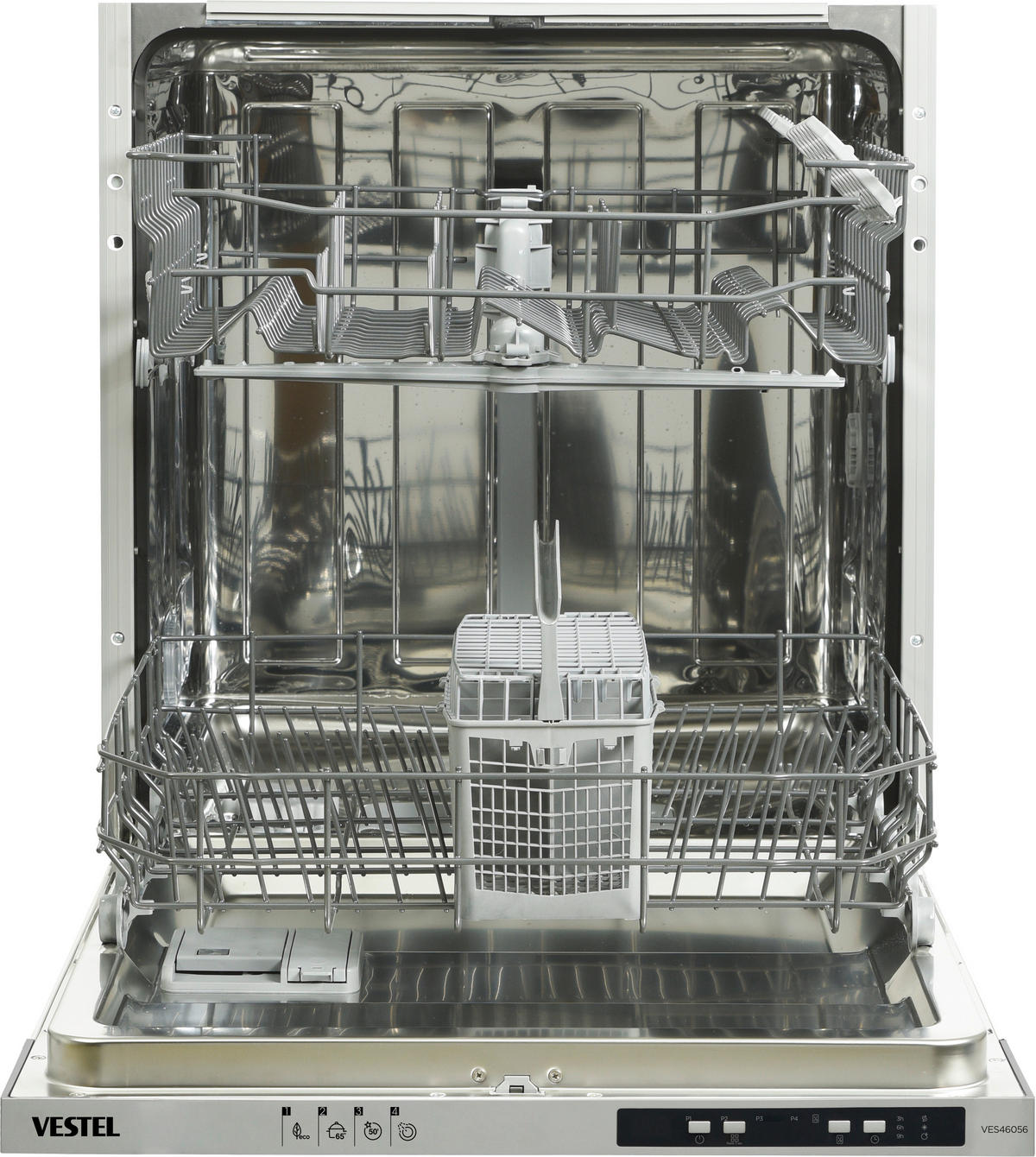 KÜCHENBLOCK 310 cm   in Weiß  - Eichefarben/Silberfarben, Trend, Holzwerkstoff/Metall (310cm) - Impuls