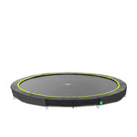 TRAMPOLIN  - Schwarz, KONVENTIONELL, Kunststoff/Metall (366/20cm) - EXIT Toys