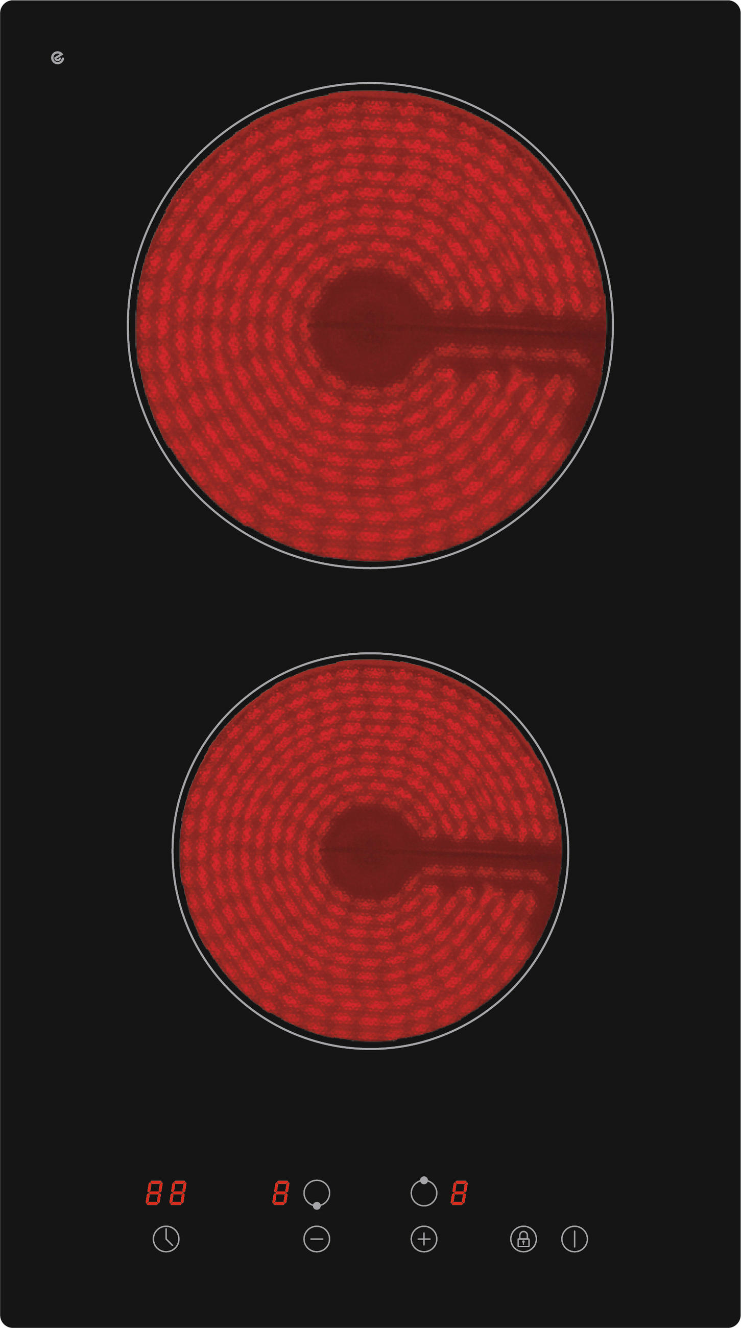 Glaskeramikkochfeld Eb-Gk-2tcg