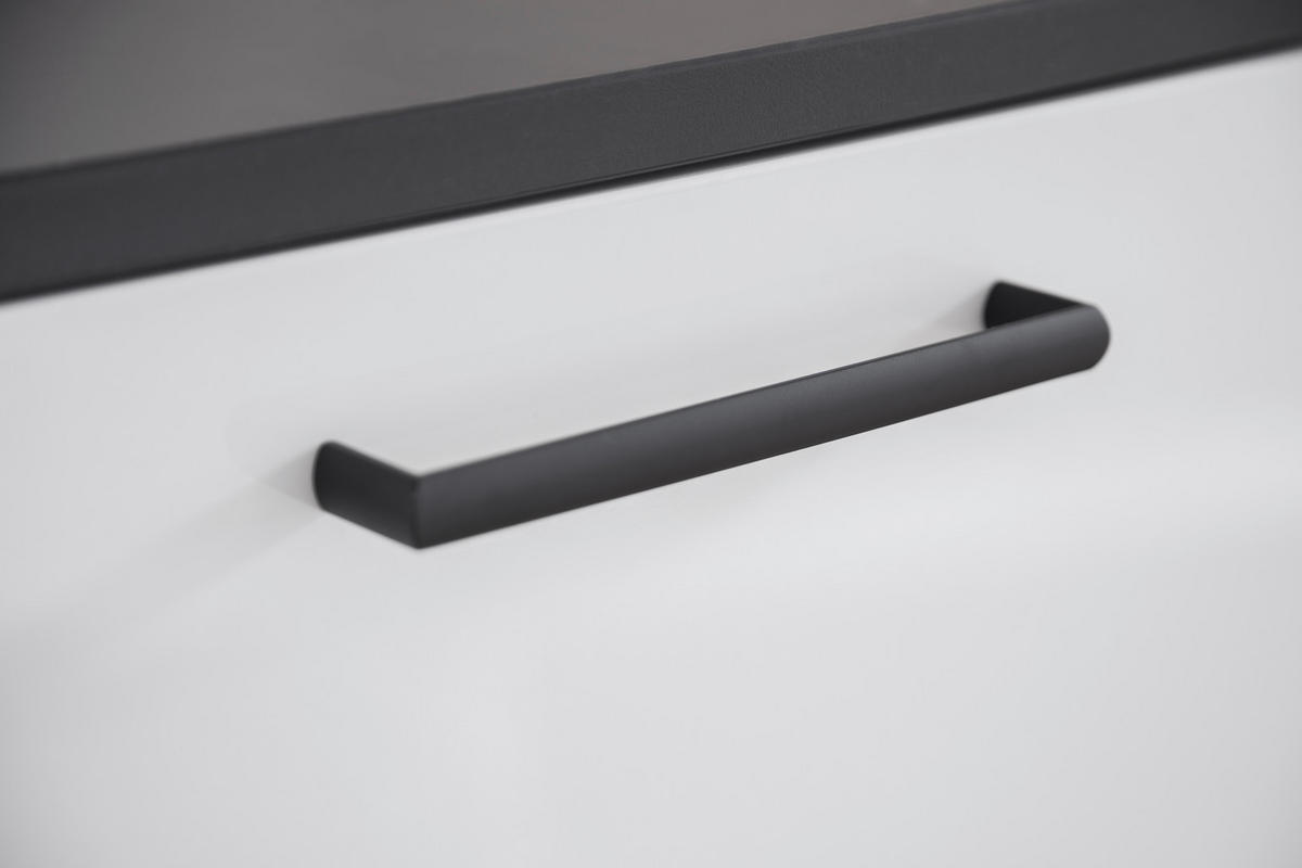 GARDEROBE 5-teilig  in 250/200/38 cm  - Anthrazit/Weiß, KONVENTIONELL, Holzwerkstoff (250/200/38cm) - Moderano