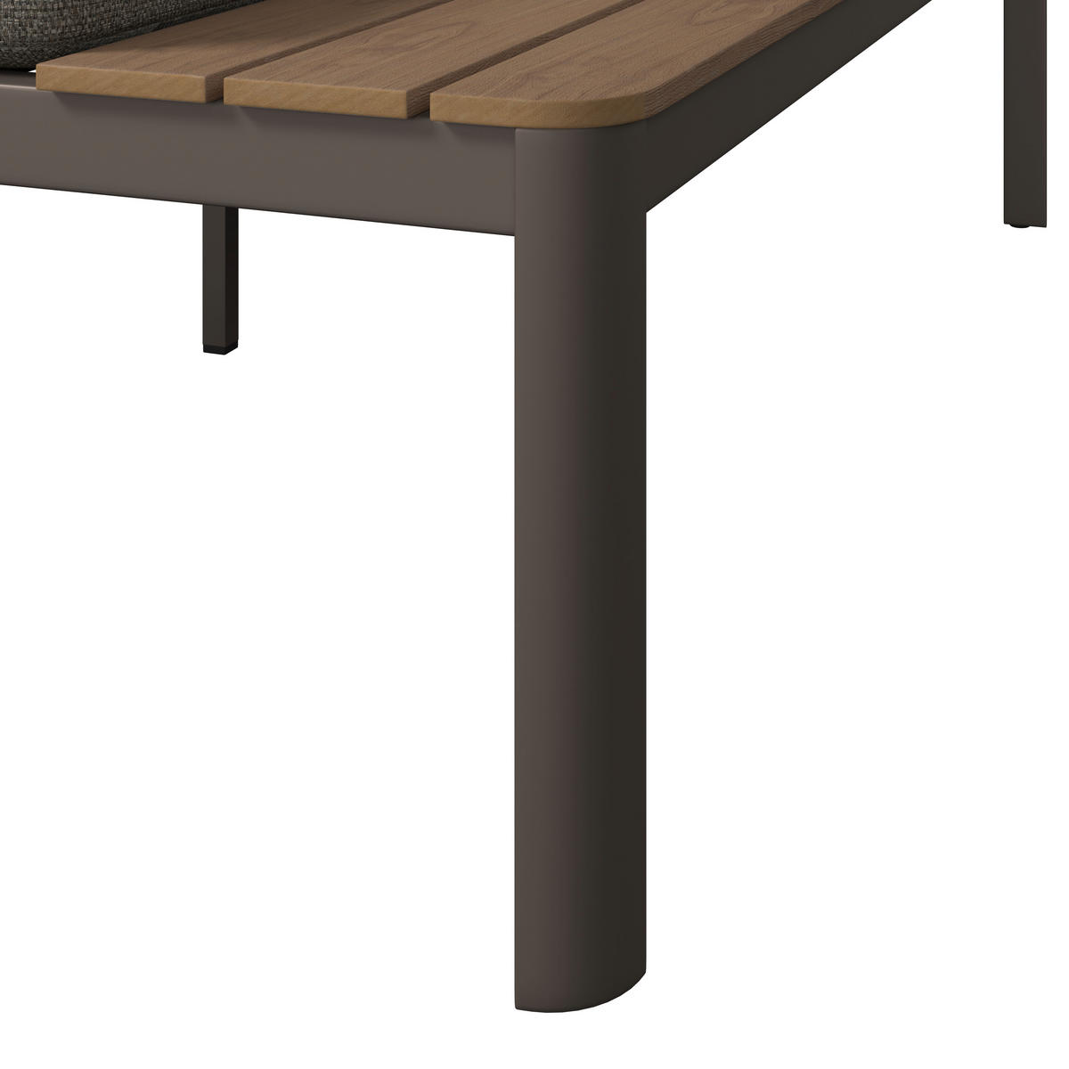 LOUNGEBETT  - Taupe/Naturfarben, Design, Kunststoff/Textil (99/83/151cm) - Amatio