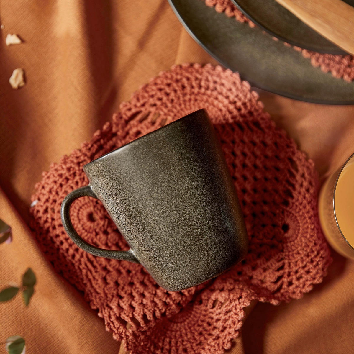 KAFFEEBECHERSET RAW 6-teilig  - Graubraun, Basics, Keramik (350ml) - Aida