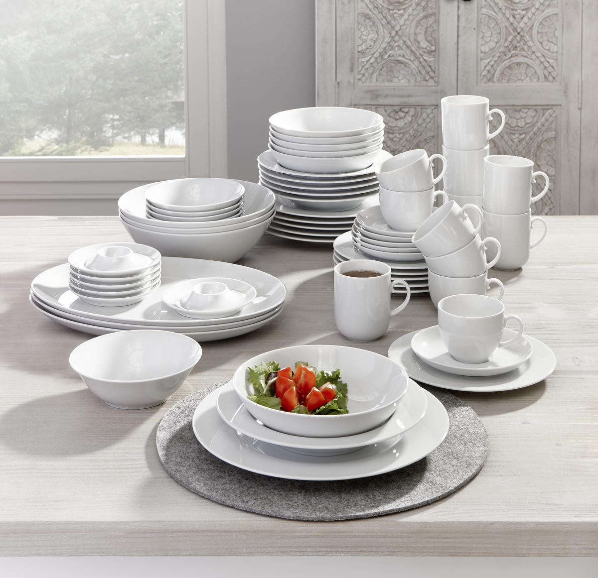 MÍSA, keramika, 23 cm - bílá, Basics, keramika (23cm) - Seltmann Weiden