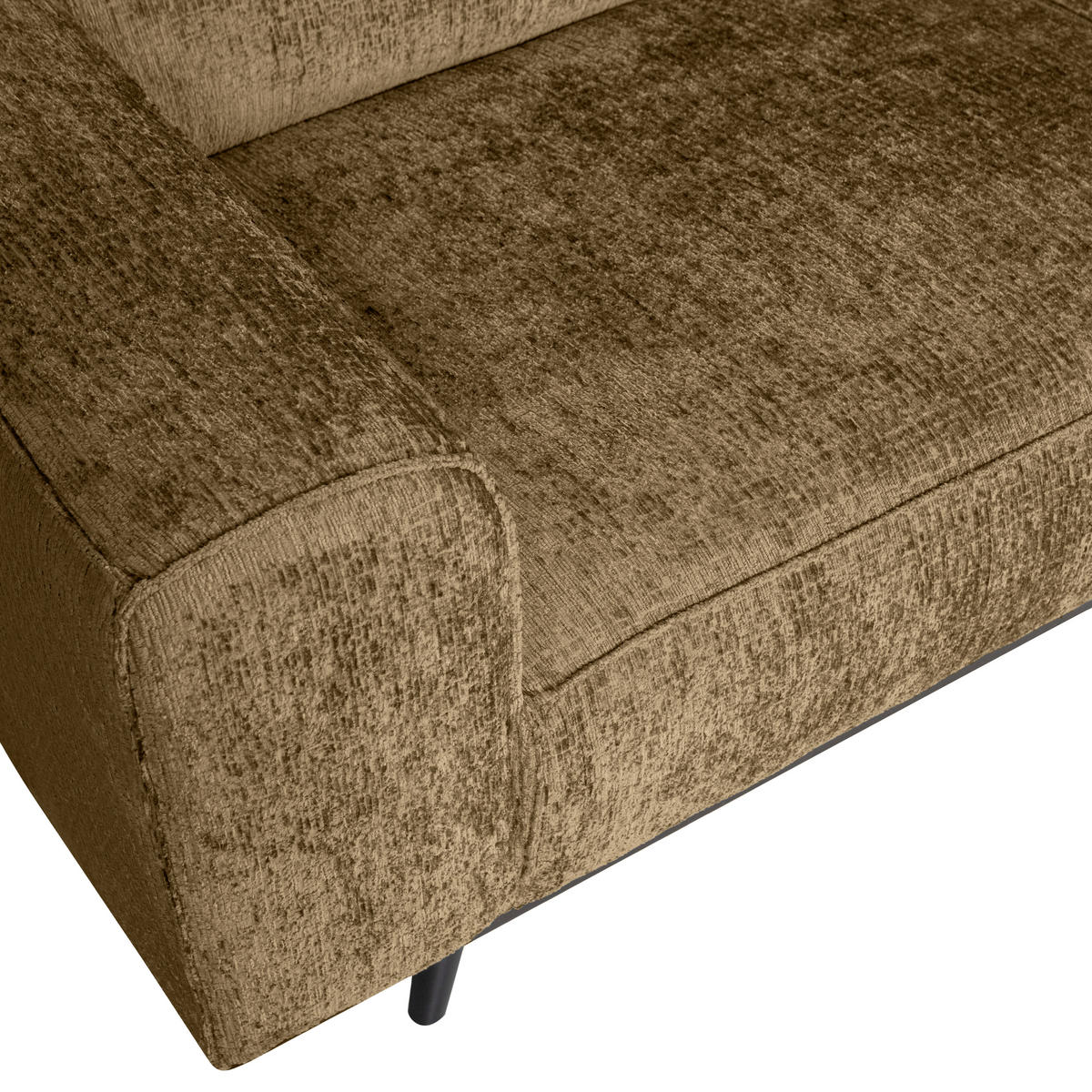 ECKSOFA Statement Gelb Samt  inkl.  - Gelb/Schwarz, Design, Holz/Textil (274/210cm) - Livetastic