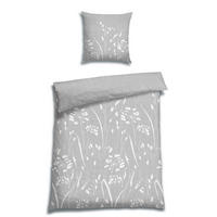 BETTWÄSCHE Satin 155/220 cm  - Hellgrau, Basics, Textil (155/220cm) - Florella
