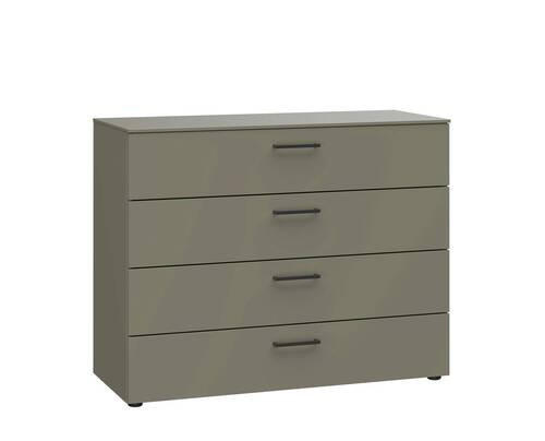 KOMMODE Primolar Garda  in 100/79/41 cm  - Schwarz/Grau, Design, Holzwerkstoff/Kunststoff (100/79/41cm) - Xora