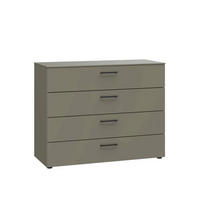 KOMMODE Primolar Garda  in 100/79/41 cm  - Schwarz/Grau, Design, Holzwerkstoff/Kunststoff (100/79/41cm) - Xora