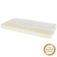 ALLERGIKERMATRATZE 160/200 cm, Höhe ca.: 16 cm, H2 = mittel,  - Weiß, Textil (160/200cm) - Primatex