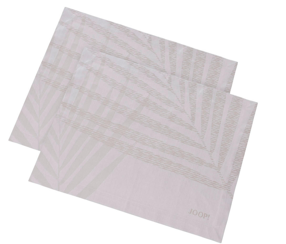 PLATZDECKCHEN Textil Naturfarben 2 Stück 36/48 cm  - Naturfarben, Basics, Textil (36/48cm) - Joop!