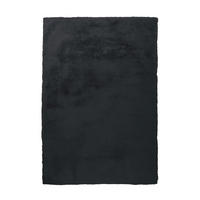 KOŽEŠINOVÝ KOBEREC, 80/150 cm, antracitová - antracitová, Trend, textil (80/150cm)
