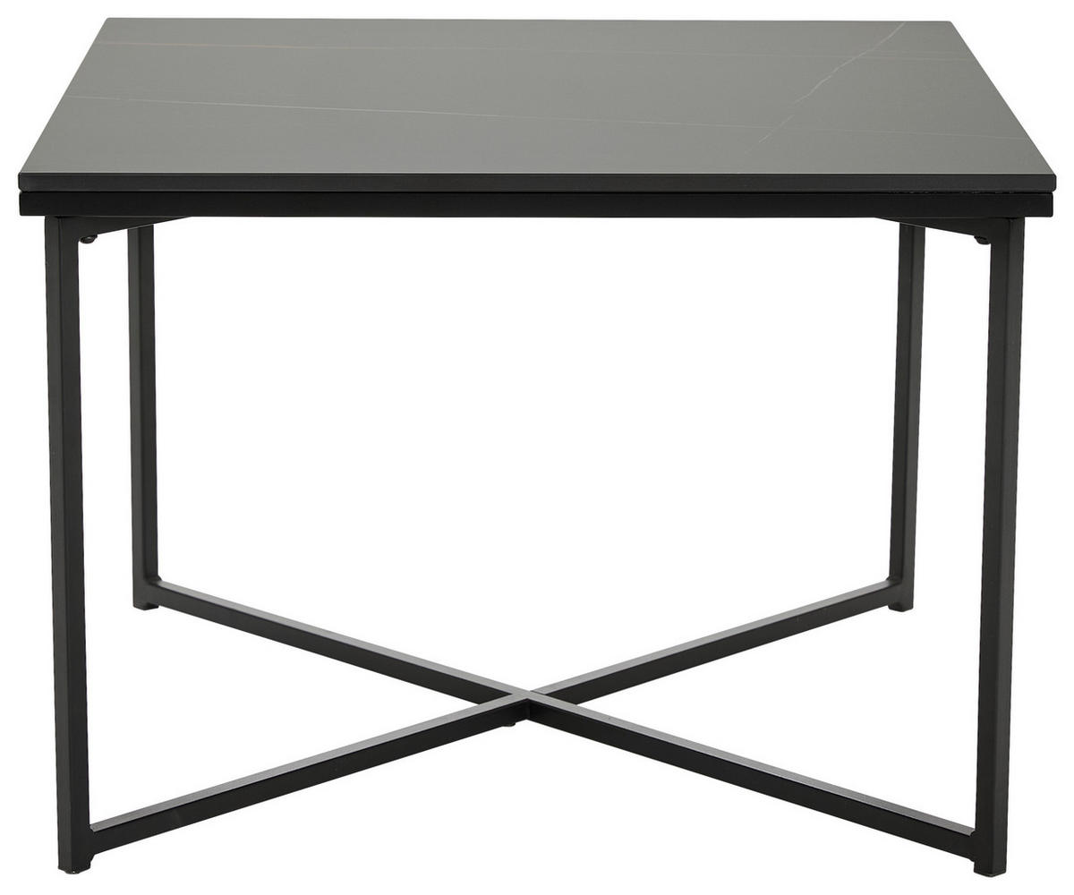 KONFERENČNÍ STOLEK, černá, kov, keramika, 60/43/60 cm - černá, Design, kov/keramika (60/43/60cm) - Livetastic