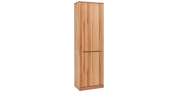 GARDEROBENSCHRANK - Buchefarben/Grau, Natur, Holz/Metall (60/200/38cm) - Valnatura
