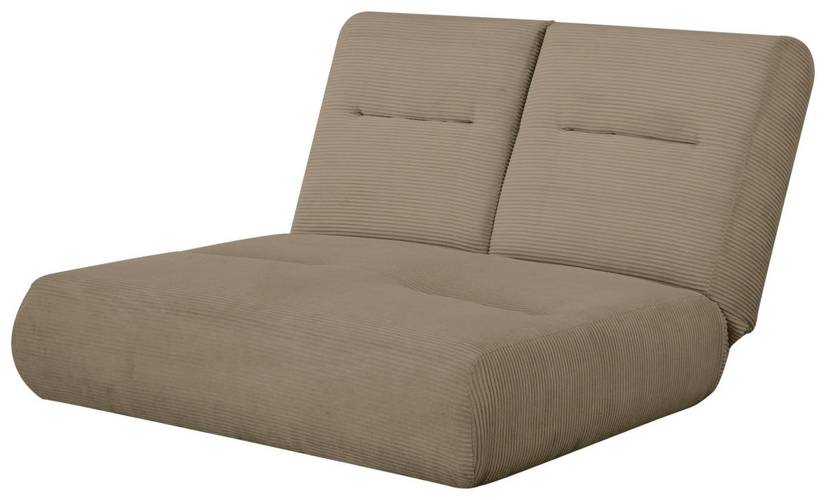 SCHLAFSOFA Cord Braun  - Braun, Design, Textil (159/88/160cm) - Livetastic