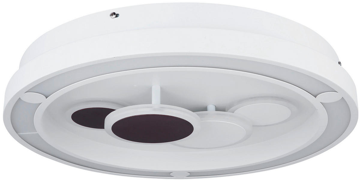 LED-DECKENLEUCHTE 48/8.2 cm   - Weiß, Design, Kunststoff/Metall (48/8.2cm) - Globo