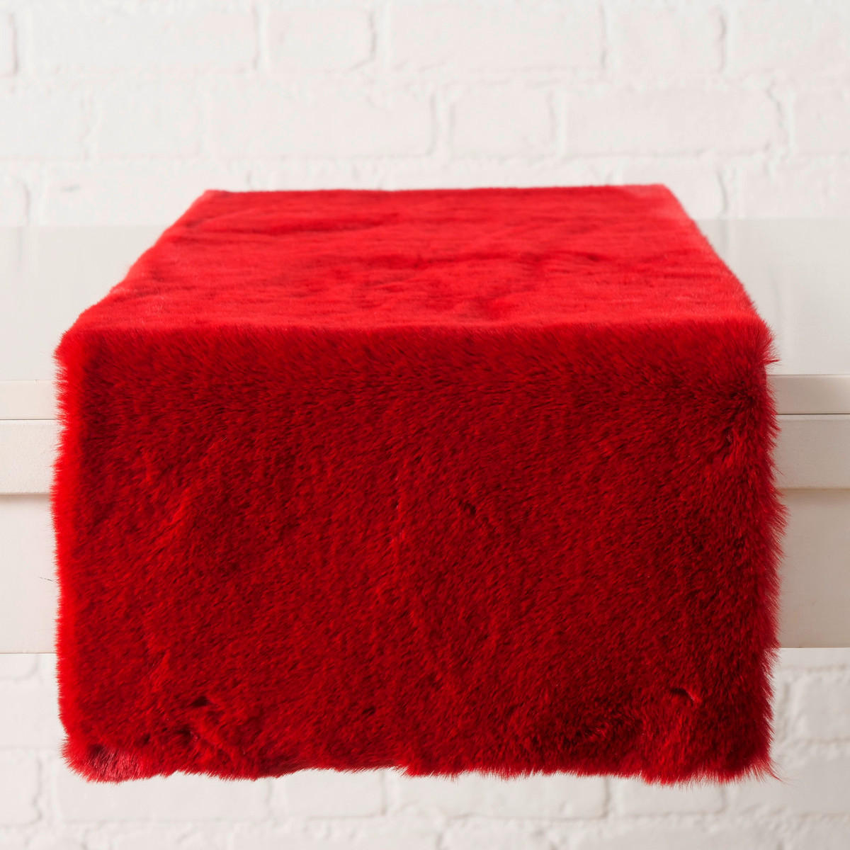 TISCHLÄUFER  - Dunkelrot, Basics, Textil (140/33/0,5cm) - X-Mas