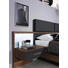 BETTANLAGE 180/200 cm - Eichefarben/Grau, Design, Glas/Textil (180/200cm) - Carryhome