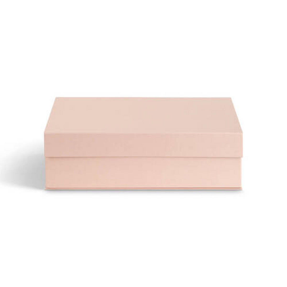 AUFBEWAHRUNGSBOX    29.5/42.5/13 cm  - Pink, Basics, Karton/Papier (29.5/42.5/13cm)