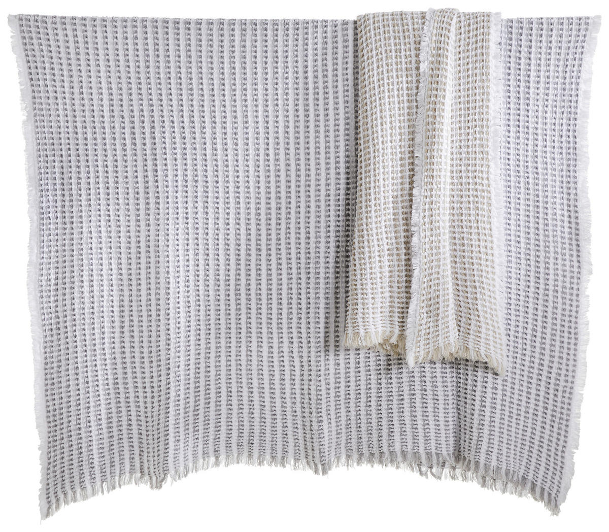 WOHNDECKE 150/200 cm  - Taupe/Weiß, KONVENTIONELL, Textil (150/200cm) - Dieter Knoll