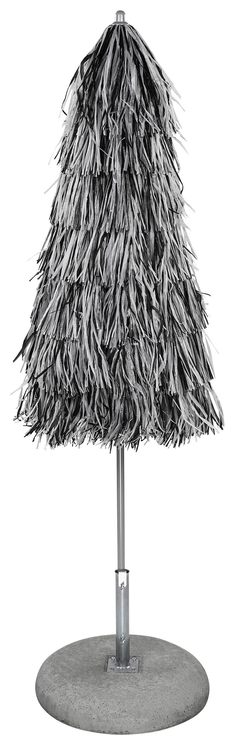 SONNENSCHIRM 200x200 cm Silberfarben  - Silberfarben/Alufarben, Design, Textil/Metall (200/200cm) - Jan Kurtz