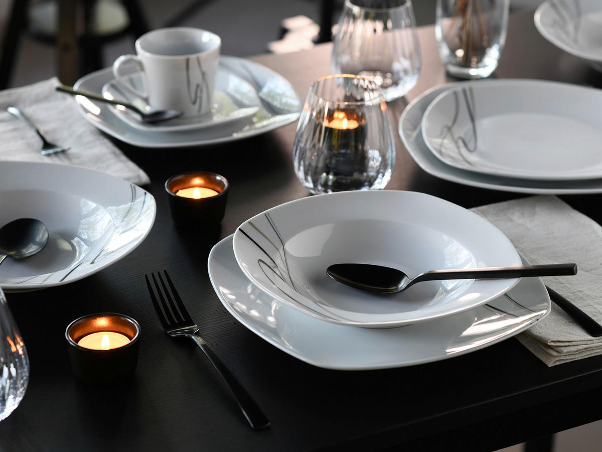 KOMBISERVICE 30-teilig  - Basics, Keramik - Creatable