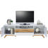 TV-ELEMENT 178/53,6/40 cm - Eichefarben/Weiß, Design, Holz/Holzwerkstoff (178/53,6/40cm) - Xora TV-ELEMENT 178/53,6/40 cm - Eichefarben/Weiß, Design, Holz/Holzwerkstoff (178/53,6/40cm) - Xora