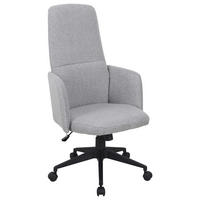 FŐNÖKI SZÉK  szövet szürke  - fekete/szürke, Konventionell, műanyag/textil (61/112-120/67cm) - Carryhome