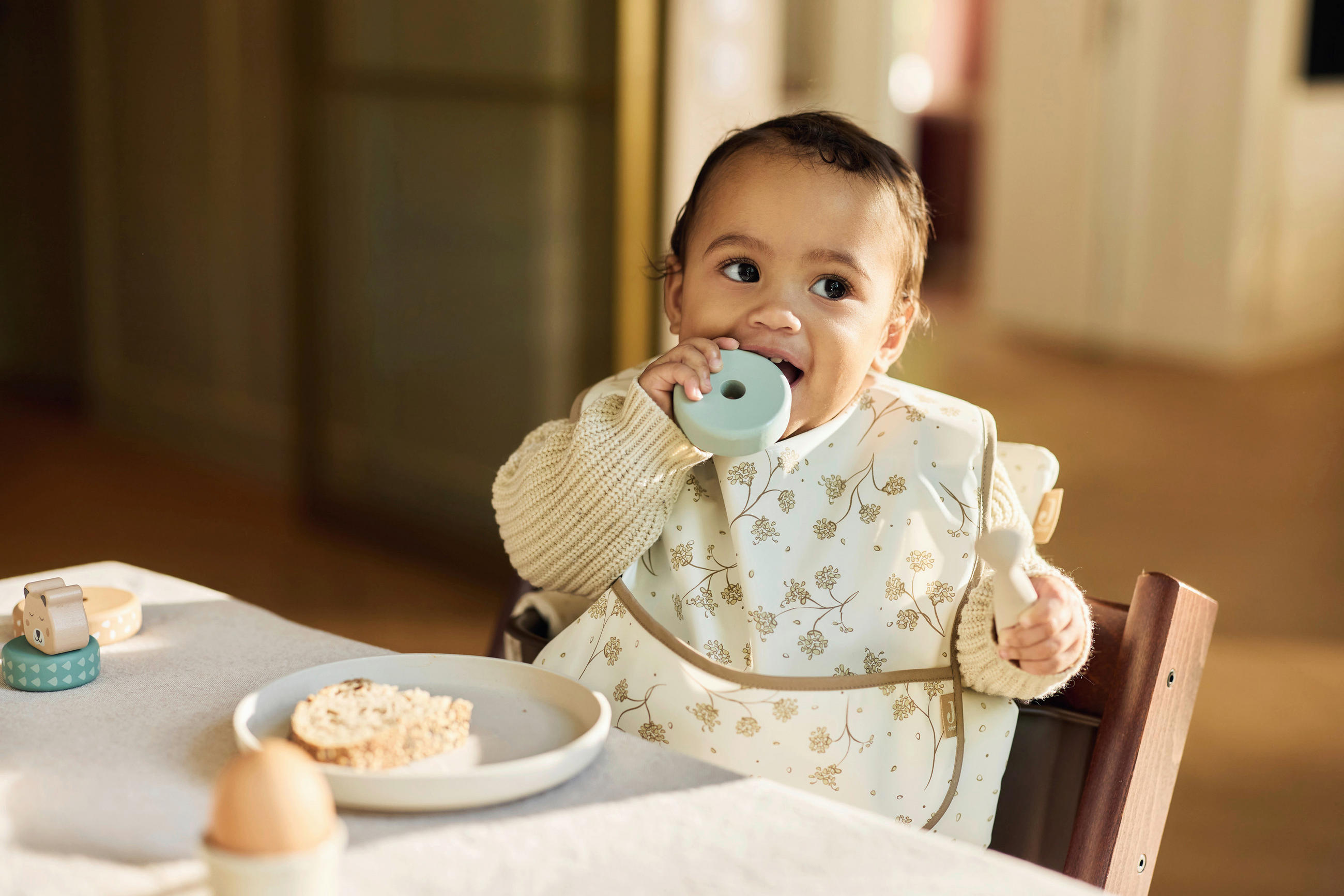 PODBRADNIK  Elephant Tales  - višebojno, Basics, tekstil (29/40/1cm) - JOLLEIN