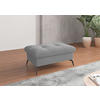 HOCKERTextil Grau  - Schwarz/Grau, Konventionell, Textil/Metall (102/47/69cm) - Sit & More