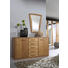 KOMMODE Erle massiv Erlefarben - Erlefarben/Alufarben, Basics, Holz/Holzwerkstoff (135/78/41cm) - Cantus