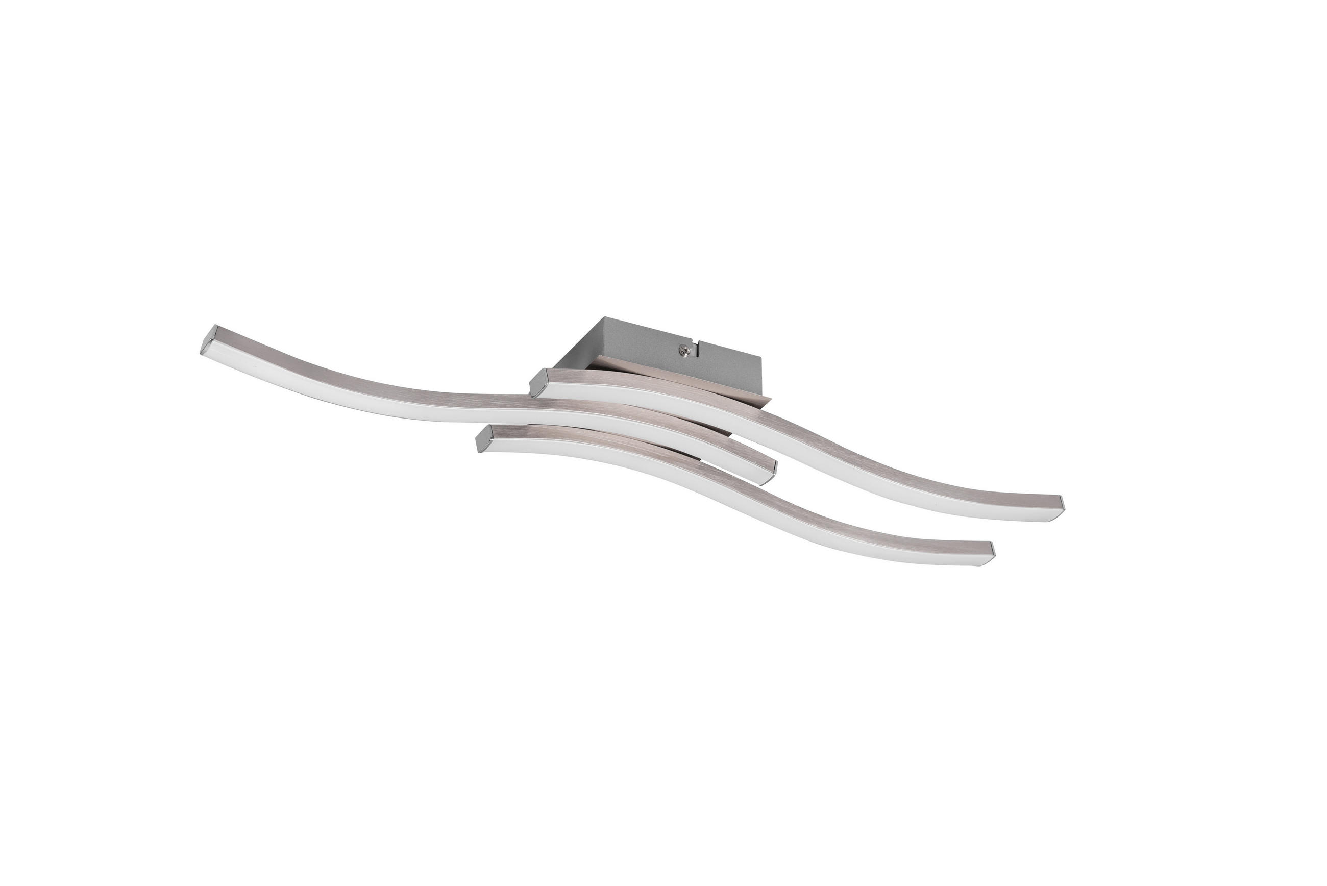 LED SVJETILJKA STROPNA Route  - bijela/boje nikla, Trend, metal/plastika (56/7/12cm)