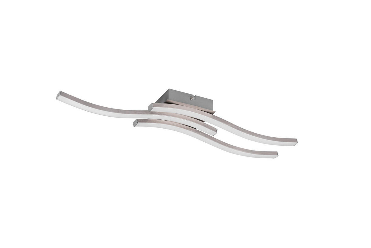 LED SVJETILJKA STROPNA Route  - bijela/boje nikla, Trend, metal/plastika (56/7/12cm)