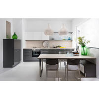 Bucătărie La Comandă   - alb/culoare lemn mesteacăn, Design, material pe bază de lemn - Dieter Knoll