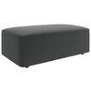 HOCKER in Textil Anthrazit  - Anthrazit/Schwarz, Modern, Kunststoff/Textil (112/44/66cm) - Trendmanufaktur