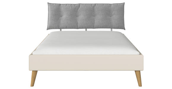 BETT 160/200 cm  in Champagner  - Wildeiche/Champagner, Design, Holz/Holzwerkstoff (160/200cm) - Carryhome