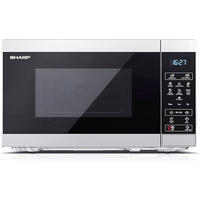 MIKROWELLE YC-MS02E-S  - Silberfarben/Schwarz, Basics, Glas/Kunststoff (44/25,8/32,4cm) - Sharp