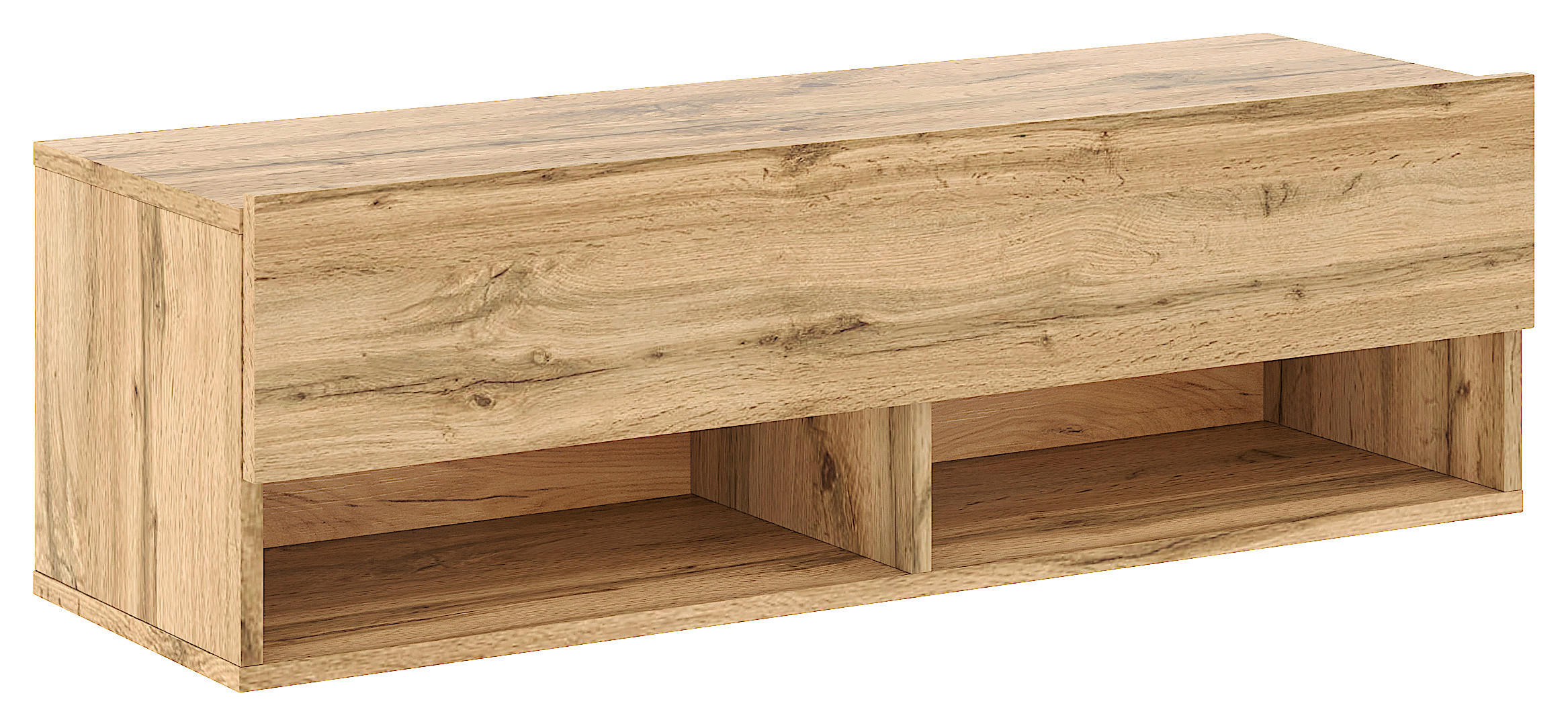 LOWBOARD DERBY  in 100/31,5/32,5 cm  - Eiche Wotan, Design, Holzwerkstoff (100/31,5/32,5cm) - Livetastic