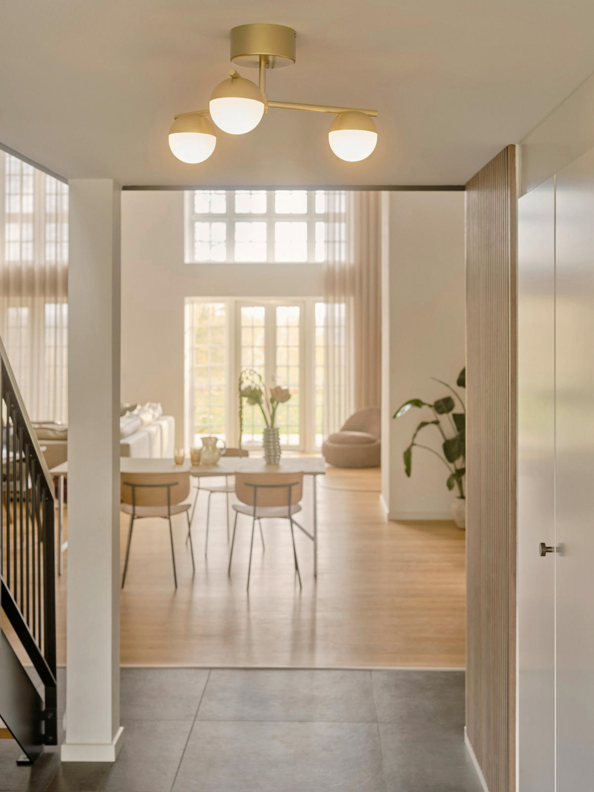 DECKENLEUCHTE 48,5/25,3 cm   - Messingfarben, LIFESTYLE, Metall (48,5/25,3cm) - Nordlux