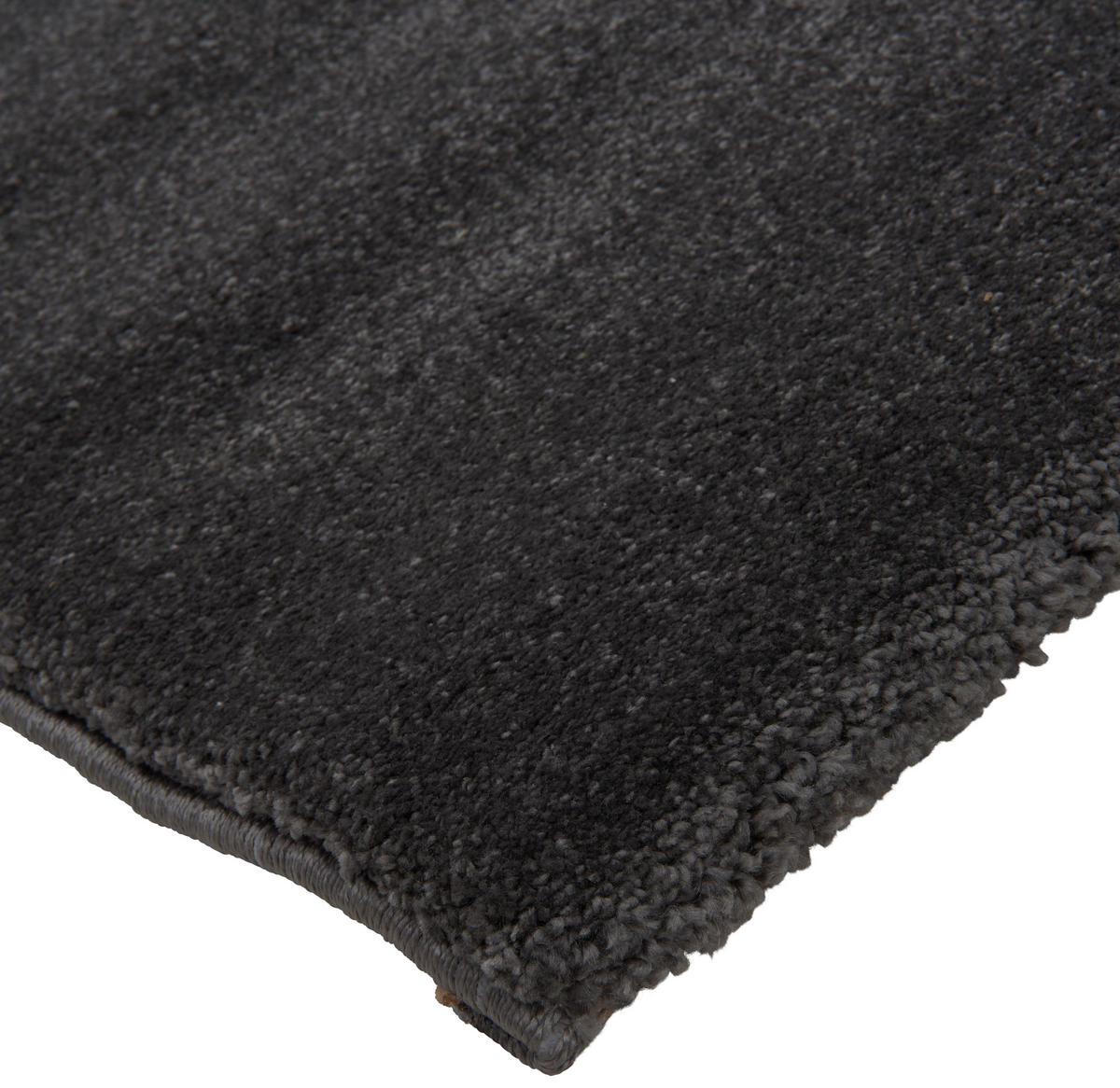 VÄVD MATTA 80/150 cm Tonga  - antracit, Klassisk, textil/naturmaterial (80/150cm) - Novel