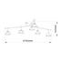 LED-DECKENLEUCHTE - Chromfarben, Basics, Metall (90cm) - Novel LED-DECKENLEUCHTE - Chromfarben, Basics, Metall (90cm) - Novel