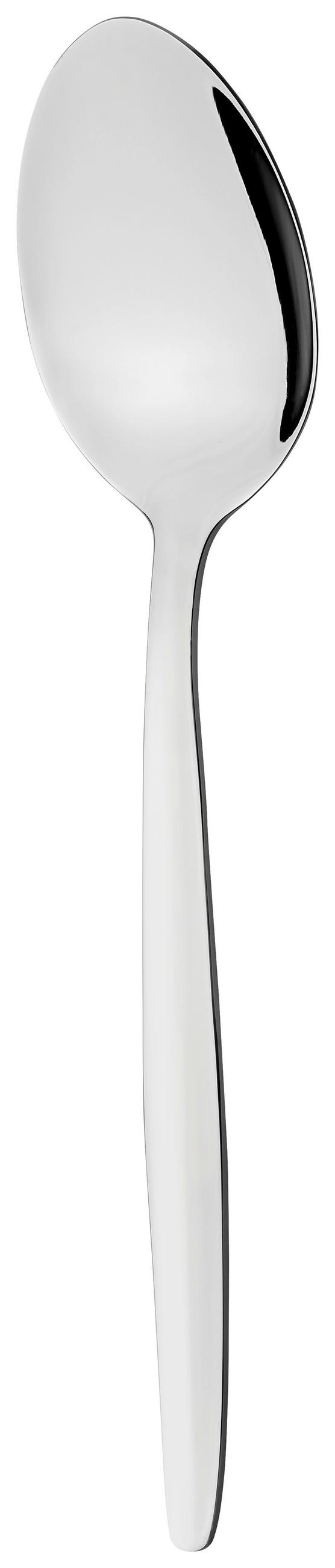 Lingură - culoare inox, Design, metal (18,6cm) - Luca Bessoni