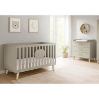 BABYZIMMER TAMI  - Eichefarben/Beige, Basics, Holzwerkstoff - Pinolino