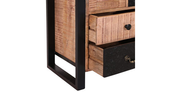 KOMMODE in 95/80/43 cm - Schwarz/Braun, Design, Holz/Holzwerkstoff (95/80/43cm) - Landscape