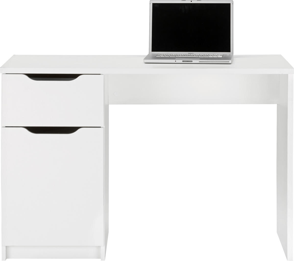 SKRIVBORD 115/55/76 cm  i vit  - vit, Klassisk, trämaterial (115/55/76cm) - MID.YOU