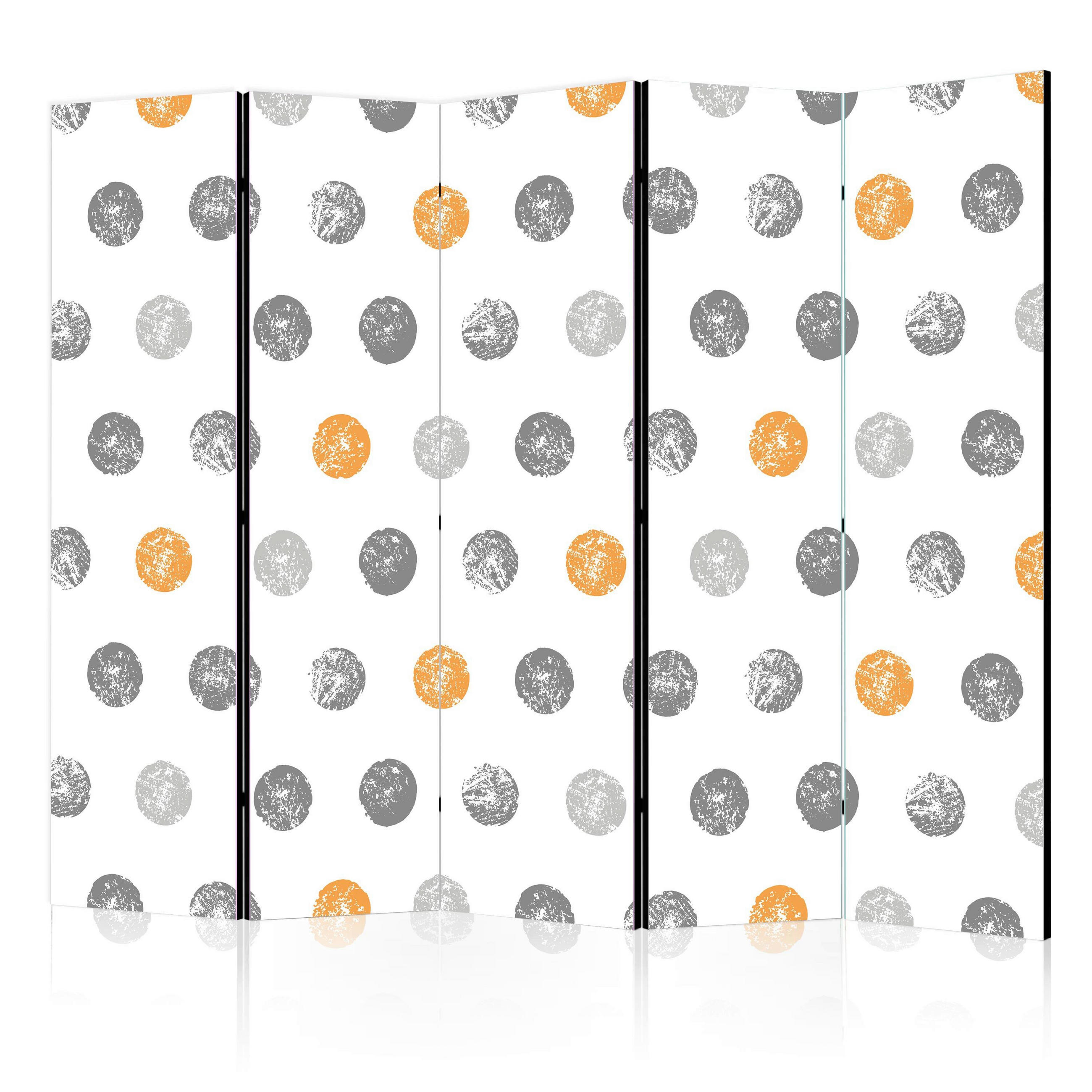 SKÄRMVÄGG  i trä, textil  multicolor  - multicolor, Basics, trä/textil (225/172/3cm) - artgeist