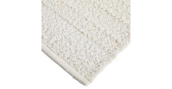 HANDWEBTEPPICH 160/230 cm Weiß rechteckig  - Weiß, Natur, Textil (160/230cm) - Linea Natura