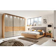 BETT 120/200 cm  in Grau, Eichefarben  - Eichefarben/Grau, Natur, Holz/Textil (120/200cm) - Valnatura