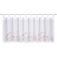 KURZGARDINE    135/45 cm  - Multicolor/Weiß, Natur, Textil (135/45cm) - Esposa