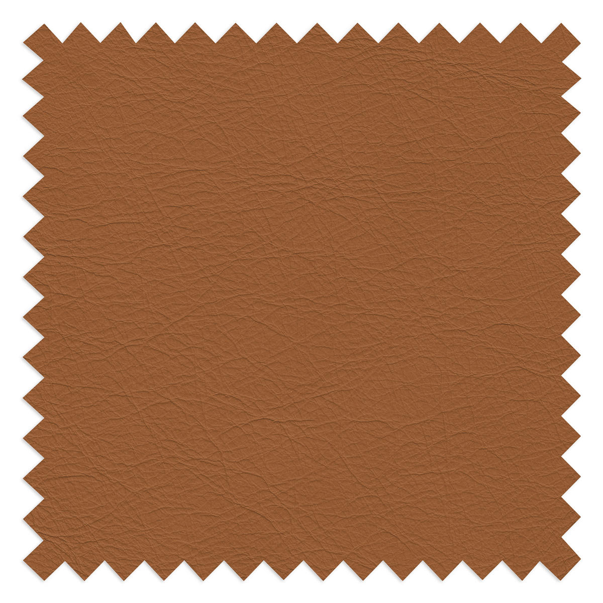3-SITZER-SOFA Echtleder Cognac  - Chromfarben/Cognac, Design, Leder/Metall (207/85/92cm) - Livetastic